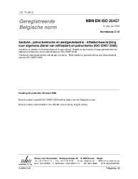 NBN EN ISO 25457:2009