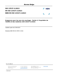 NBN EN ISO 23537-2:2023