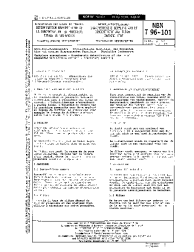 NBN T 96-101:1979