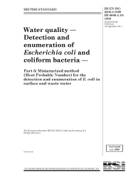 BS EN ISO 9308-3:1999