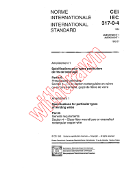 IEC 60317-0-4:1990/AMD1:1992