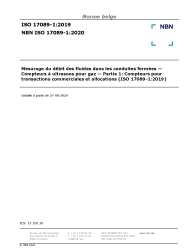 NBN ISO 17089-1:2020