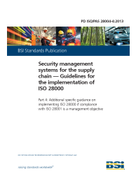 PD ISO/PAS 28004-4:2013