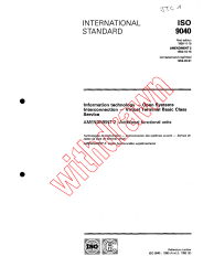 ISO 9040:1990/AMD2:1992