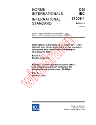 IEC 61009-1:1996+AMD1:2002 Consolidated