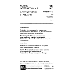 IEC 60510-1-3:1980/AMD1:1988