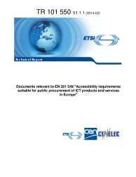 CEN/CLC/ETSI TR 101550:2014