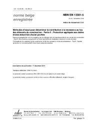 NBN EN 13381-5:2014