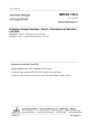 NBN EN 1434-2:2007