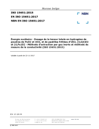 NBN EN ISO 15651:2017