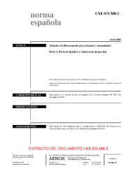 UNE-EN 588-2:2002 (R2019)