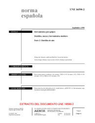 UNE 16590-2:1998 (R2004)