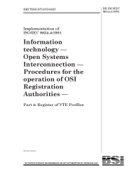 BS ISO/IEC 9834-4:1991
