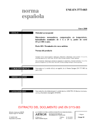UNE-EN 3773-003:2000 (R2018)