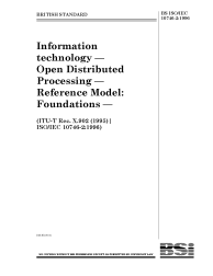 BS ISO/IEC 10746-2:1996