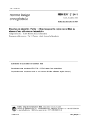 NBN EN 15154-1:2006
