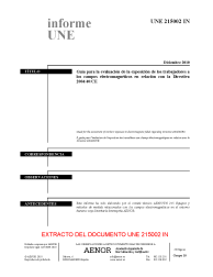 UNE 215002:2010 IN