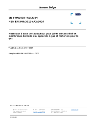 NBN EN 549:2019+A2:2024