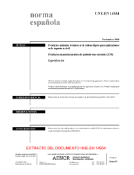 UNE-EN 14934:2008 (R2022)