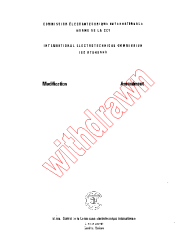 IEC 60309-1:1979/AMD1:1983