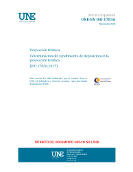 UNE-EN ISO 17836:2018