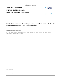 NBN EN ISO 16321-1:2022
