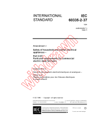 IEC 60335-2-37:1994/AMD2:1998