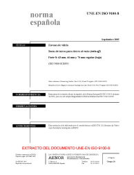 UNE-EN ISO 9100-8:2005 (R2009)