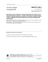 NBN EN 12365-4:2003