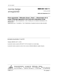 NBN EN 14617-1:2013