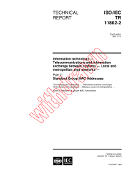 ISO/IEC TR 11802-2:1999