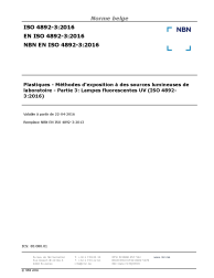 NBN EN ISO 4892-3:2016
