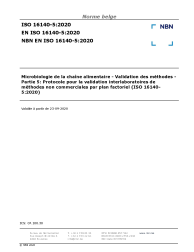 NBN EN ISO 16140-5:2020