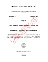 IEC 60360:1971/AMD1:1979