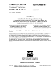 CEN ISO/TS 22475-3:2007