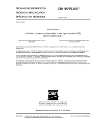 CEN ISO/TS 25377:2007