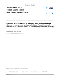 NBN EN ISO 11296-1:2018