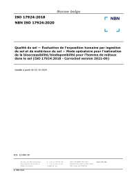 NBN ISO 17924:2020