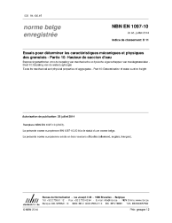 NBN EN 1097-10:2014