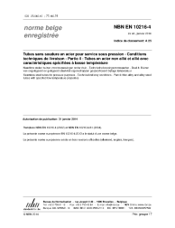 NBN EN 10216-4:2014