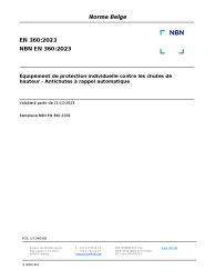 NBN EN 360:2023