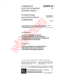 CISPR 22:1993/AMD2:1996