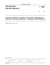 NBN ISO 5468:2021