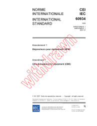 IEC 60934:2000/AMD1:2007