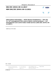 NBN ISO/IEC 29341-30-11:2021