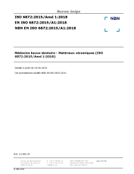 NBN EN ISO 6872:2015/A1:2018