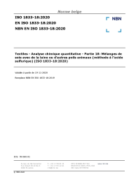 NBN EN ISO 1833-18:2020