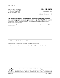 NBN EN 16423:2013