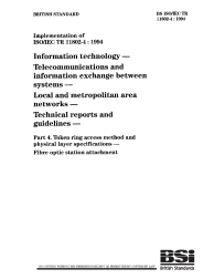 BS ISO/IEC TR 11802-4:1994