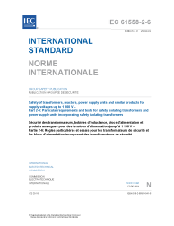 IEC 61558-2-6:2009